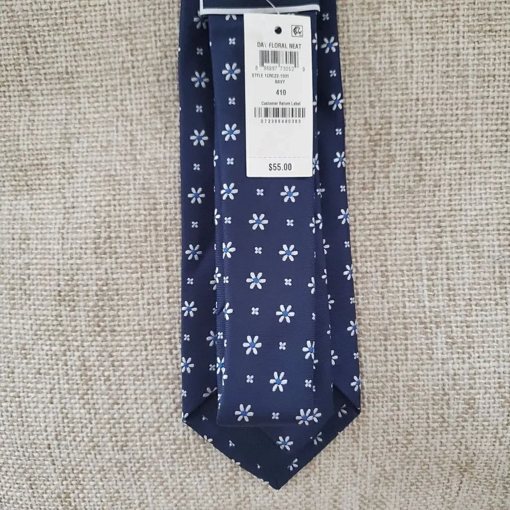 Club Room Classic Day Floral Neat Tie